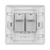 GNIAZDO PODTYNKOWE 2x RJ45 KEYSTONE PUSTE-100717