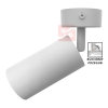 LAMPA SPOTLIGHT FARGO 1xGU10 BIAŁA RUCHOMA-100888