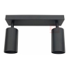 LAMPA SPOTLIGHT FARGO 2xGU10 CZARNA RUCHOMA-100910