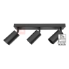 LAMPA SPOTLIGHT FARGO 3xGU10 CZARNA RUCHOMA-100923