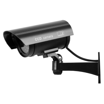 ATRAPA KAMERY TUBOWEJ AT-1003 Z SYGNALIZACYJNĄ DIODĄ LED CZARNA