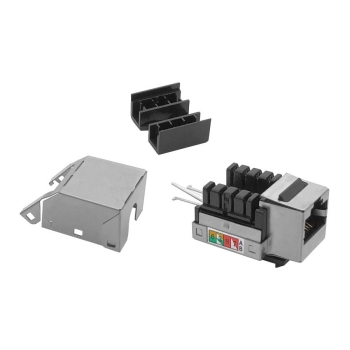 GNIAZDO RJ45 FTP KAT5E MODUŁ KEYSTONE EKRANOWANE-100686