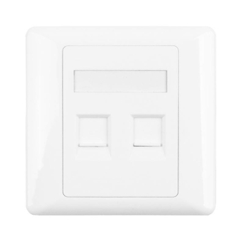 GNIAZDO PODTYNKOWE 2x RJ45 KEYSTONE PUSTE-100716