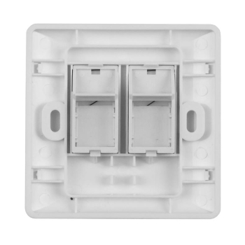 GNIAZDO PODTYNKOWE 2x RJ45 KEYSTONE PUSTE-100717