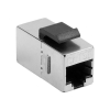ŁĄCZNIK RJ45 STP5E DO MONTAŻU W PANELACH SREBRNY