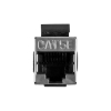 ŁĄCZNIK RJ45 STP5E DO MONTAŻU W PANELACH SREBRNY-101011