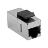 ŁĄCZNIK RJ45 STP6 DO MONTAŻU W PANELACH SREBRNY