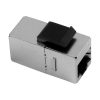 ŁĄCZNIK RJ45 STP6 DO MONTAŻU W PANELACH SREBRNY-101016