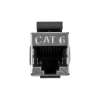 ŁĄCZNIK RJ45 STP6 DO MONTAŻU W PANELACH SREBRNY-101017