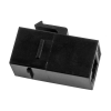 ŁĄCZNIK RJ45 UTP5E DO MONTAŻU W PANELACH CZARNY-101031