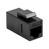 ŁĄCZNIK RJ45 UTP6 DO MONTAŻU W PANELACH CZARNY