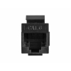ŁĄCZNIK RJ45 UTP6 DO MONTAŻU W PANELACH CZARNY-101035