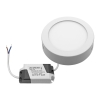 PANEL LED NATYNKOWY GERRIT 6W 3000K Ø110x28MM 230V BIAŁY