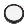 PANEL LED NATYNKOWY GERRIT 12W 4000K Ø155x28MM CZARNY-101297