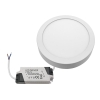 PANEL LED NATYNKOWY GERRIT 12W 6000K Ø155x28MM 230V BIAŁY