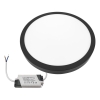 PANEL LED NATYNKOWY GERRIT 24W 4000K Ø280x28MM CZARNY