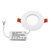 PANEL LED PODTYNKOWY GERD 3W 4000K Ø83x20MM 230V BIAŁY