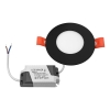 PANEL LED PODTYNKOWY GERD 3W 4000K Ø83x20MM 230V CZARNY