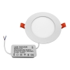 PANEL LED PODTYNKOWY GERD 6W 4000K Ø119x20MM 230V BIAŁY