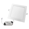PANEL LED PODTYNKOWY GERE 12W 3000K 166x166x20MM 230V BIAŁY