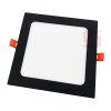 PANEL LED PODTYNKOWY GERE 12W 4000K 166x166x20MM 230V CZARNY-101779