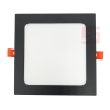 PANEL LED PODTYNKOWY GERE 12W 4000K 166x166x20MM 230V CZARNY-101780