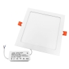 PANEL LED PODTYNKOWY GERE 18W 4000K 218x218MM 230V BIAŁY