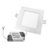 PANEL LED PODTYNKOWY GERE 6W 3000K 119x119MM 230V BIAŁY