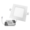 PANEL LED PODTYNKOWY GERE 6W 4000K 119x119MM 230V BIAŁY