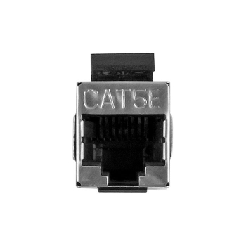 ŁĄCZNIK RJ45 STP5E DO MONTAŻU W PANELACH SREBRNY-101011