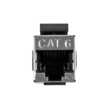 ŁĄCZNIK RJ45 STP6 DO MONTAŻU W PANELACH SREBRNY-101017