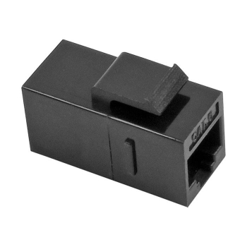 ŁĄCZNIK RJ45 UTP6 DO MONTAŻU W PANELACH CZARNY-101034