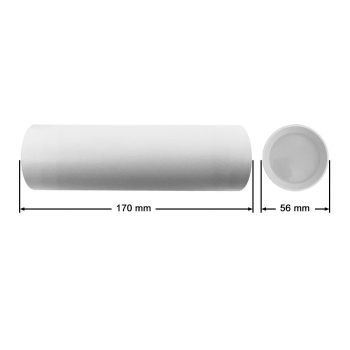 OPRAWA SUFITOWA WISZĄCA KARADON GU10 56x170 BIAŁA-101135