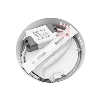 PANEL LED NATYNKOWY GERRIT 6W 3000K Ø110x28MM 230V-101240