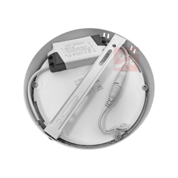 PANEL LED NATYNKOWY GERRIT 12W 6000K Ø155x28MM 230V-101312
