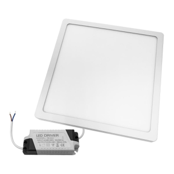 PANEL LED NATYNKOWY GERRY 24W 3000K 282x282x28MM 230V BIAŁY