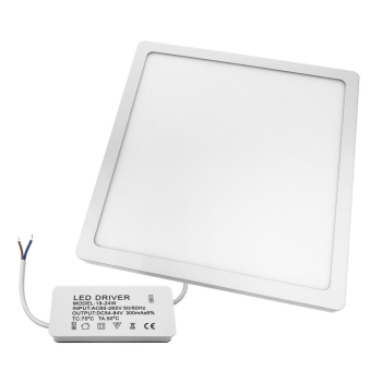 PANEL LED NATYNKOWY GERRY 24W 6000K 282x282x28MM 230V BIAŁY