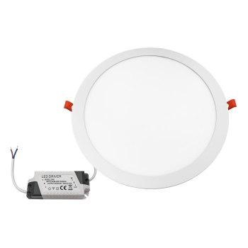 PANEL LED PODTYNKOWY GERD 24W 4000K Ø296x20MM 230V BIAŁY