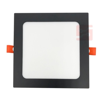 PANEL LED PODTYNKOWY GERE 12W 4000K 166x166x20MM 230V CZARNY-101780