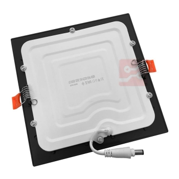 PANEL LED PODTYNKOWY GERE 12W 4000K 166x166x20MM 230V CZARNY-101781