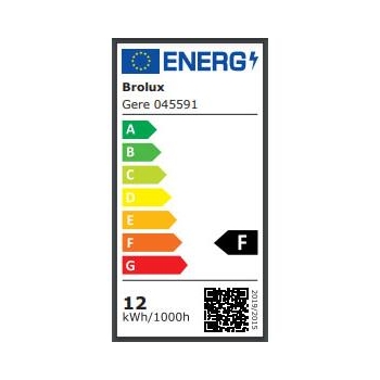 PANEL LED PODTYNKOWY GERE 12W 4000K 166x166x20MM 230V CZARNY-101787