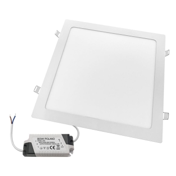 PANEL LED PODTYNKOWY GERE 24W 4000K 295x295MM 230V BIAŁY