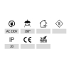 PLAFON WILTON DWIE ŻARÓWKI E27 375x375MM CZARNY-105800