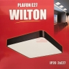PLAFON WILTON DWIE ŻARÓWKI E27 375x375MM CZARNY-105802
