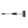 ROZGAŁĘŹNIK ZASILANIA DC 1-GN/8-WT 2,1/5,5MM 25CM-105845