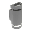 OPRAWA ELEWACYJNA LAMPA KORTEK 2xGU10 IP44 ANTRACYT RAL7016