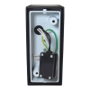 OPRAWA ELEWACYJNA LAMPA KORTI 2xGU10 IP44 CZARNA-110715