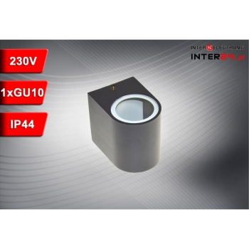 OPRAWA ELEWACYJNA LAMPA FORTI 1xGU10 IP44 ANTRACYT RAL7016-110645