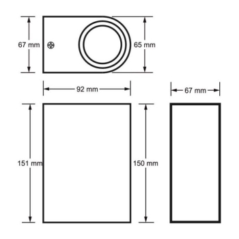 OPRAWA ELEWACYJNA LAMPA FORTI 2xGU10 IP44 SREBRNA-110668