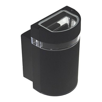 OPRAWA ELEWACYJNA LAMPA KORTEK 1xGU10 IP44 CZARNA